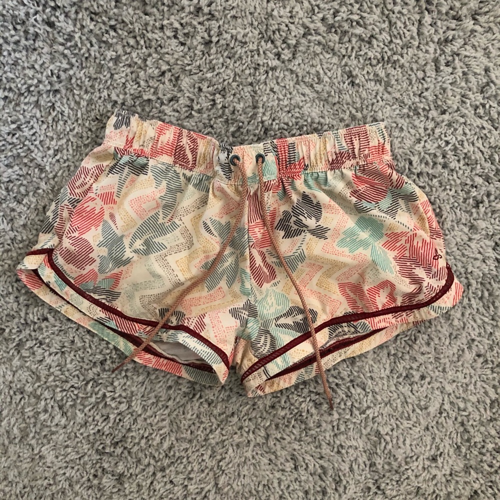 Multi-colored Prana board shorts